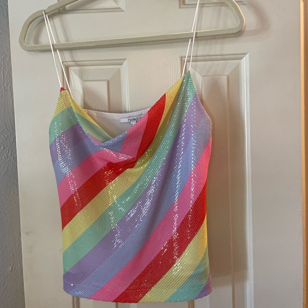Olivia Rubin Rainbow Tank Top